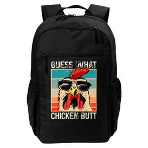 Guess What Chicken Butt Funny Chicken Meme Daily Commute Backpack