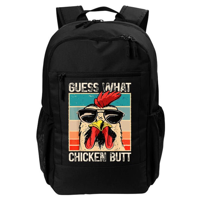 Guess What Chicken Butt Funny Chicken Meme Daily Commute Backpack