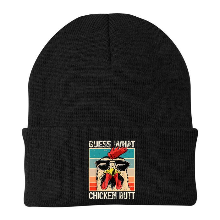 Guess What Chicken Butt Funny Chicken Meme Beanie