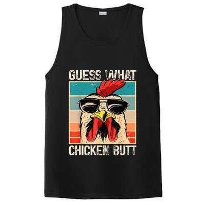 Guess What Chicken Butt Funny Chicken Meme PosiCharge Competitor Tank