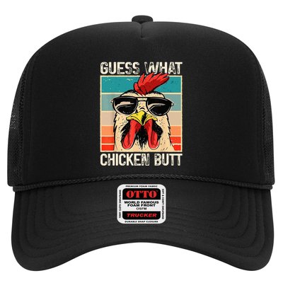Guess What Chicken Butt Funny Chicken Meme Trucker Hat