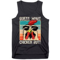 Guess What Chicken Butt Funny Chicken Meme Tank Top