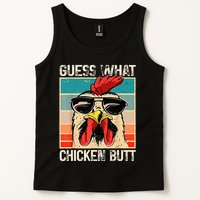 Guess What Chicken Butt Funny Chicken Meme Tank Top