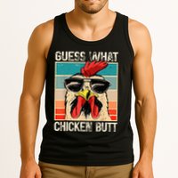 Guess What Chicken Butt Funny Chicken Meme Tank Top