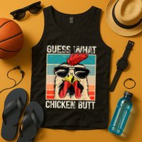 Guess What Chicken Butt Funny Chicken Meme Tank Top