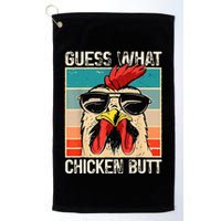 Guess What Chicken Butt Funny Chicken Meme Golf Towel