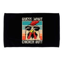 Guess What Chicken Butt Funny Chicken Meme Microfiber Hand Towel