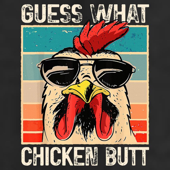 Guess What Chicken Butt Funny Chicken Meme Microfiber Hand Towel