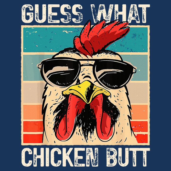 Guess What Chicken Butt Funny Chicken Meme Infant Baby Jersey Bodysuit