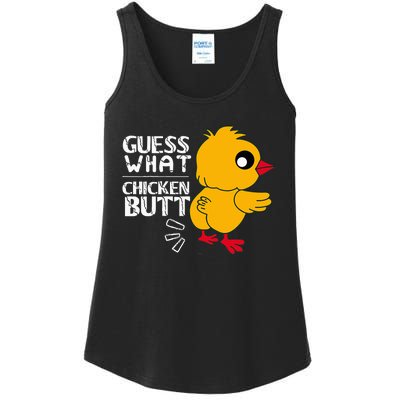 Guess What Chicken Butt For Egg Farming And Hen Rooster Farm Ladies Essential Tank