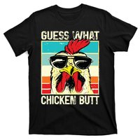 Guess What Chicken Butt Funny Chicken Meme T-Shirt