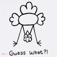 Guess What Chicken Butt Funny Chicken USA-Made Doggie Bandana
