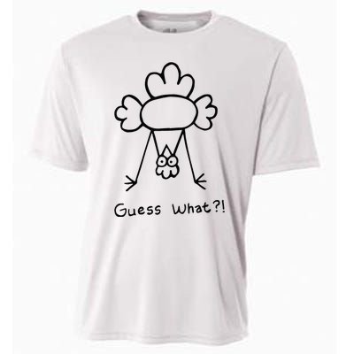 Guess What Chicken Butt Funny Chicken Cooling Performance Crew T-Shirt