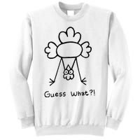 Guess What Chicken Butt Funny Chicken Sweatshirt