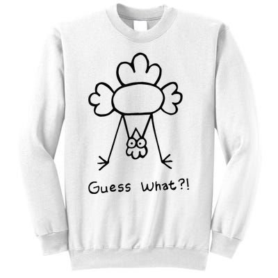 Guess What Chicken Butt Funny Chicken Sweatshirt