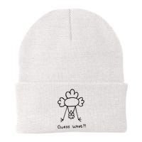 Guess What Chicken Butt Funny Chicken Knit Cap Winter Beanie