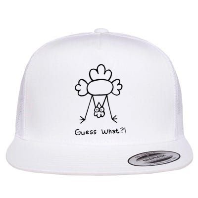 Guess What Chicken Butt Funny Chicken Flat Bill Trucker Hat