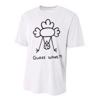 Guess What Chicken Butt Funny Chicken Performance Sprint T-Shirt