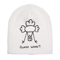 Guess What Chicken Butt Funny Chicken Short Acrylic Beanie