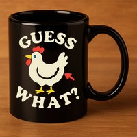 Guess What Chicken.. 11oz C Handle Ceramic Mug