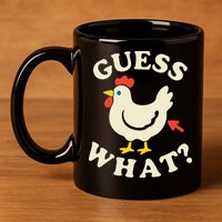 Guess What Chicken.. 11oz C Handle Ceramic Mug