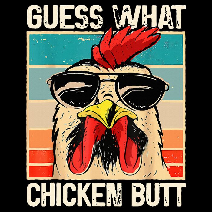 Guess What Chicken Butt Funny Chicken Meme 16 in Basic Backpack