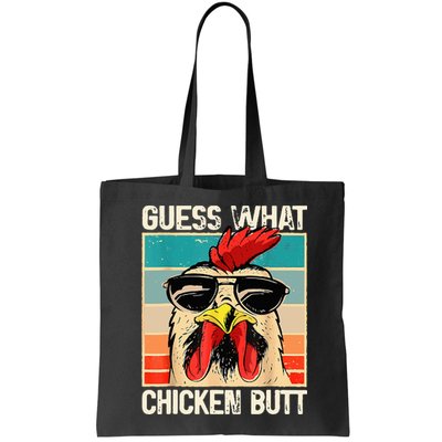 Guess What Chicken Butt Funny Chicken Meme Bag