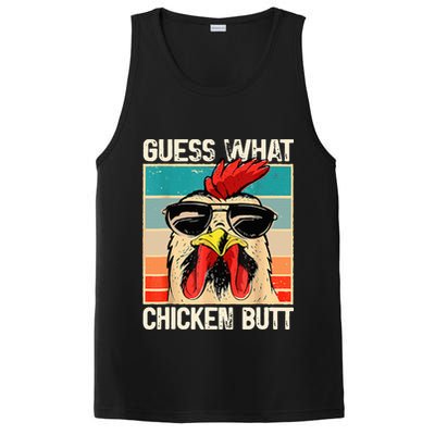 Guess What Chicken Butt Funny Chicken Meme PosiCharge Competitor Tank