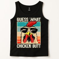 Guess What Chicken Butt Funny Chicken Meme Tank Top