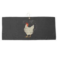 Guess What Chicken Butt Large Microfiber Waffle Golf Towel