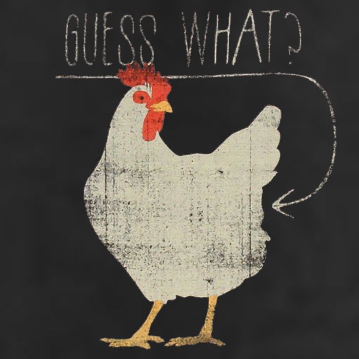 Guess What Chicken Butt Golf Towel