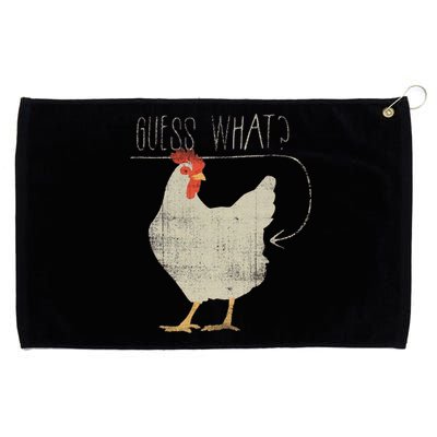 Guess What Chicken Butt Grommeted Golf Towel