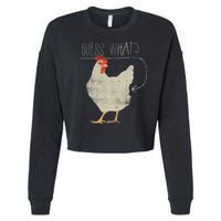 Guess What Chicken Butt Cropped Pullover Crew