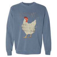 Guess What Chicken Butt Garment-Dyed Sweatshirt