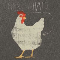 Guess What Chicken Butt Cotton Canvas Backpack