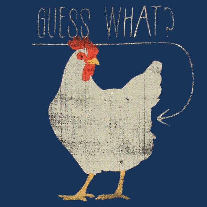 Guess What Chicken Butt Infant Baby Jersey Bodysuit