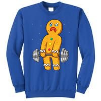 Gingerbread Weightlifting Christmas Fitness Gym Deadlift Gift Sweatshirt