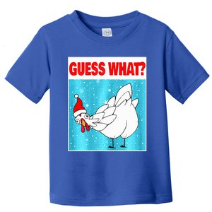 Guess What Chicken Butt Funny Egg Chicken Farmer Christmas  Toddler T-Shirt