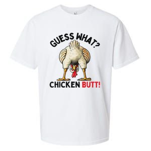 Guess What Chicken Butt Funny Chicken Gifts Chicken Stuff Sueded Cloud Jersey T-Shirt