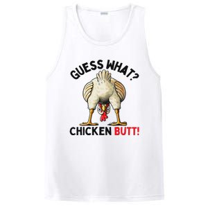 Guess What Chicken Butt Funny Chicken Gifts Chicken Stuff PosiCharge Competitor Tank