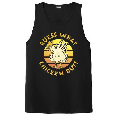 Guess What Chicken Butt Funny Gift PosiCharge Competitor Tank