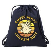 Guess What Chicken Butt Funny Gift Drawstring Bag
