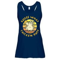 Guess What Chicken Butt Funny Gift Ladies Essential Flowy Tank