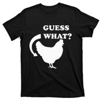 Guess What Chicken Butt Funny White Design Jokes Joking T-Shirt