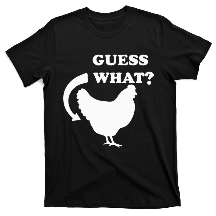 Guess What Chicken Butt Funny White Design Jokes Joking T-Shirt