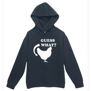 Guess What Chicken Butt Funny White Design Jokes Joking Urban Pullover Hoodie