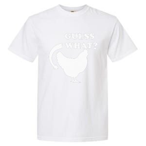 Guess What Chicken Butt Funny White Design Jokes Joking Garment-Dyed Heavyweight T-Shirt