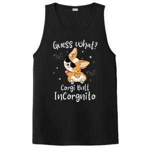 Guess What Corgi Butt Incorgnito Funny Pun Corgi Dog PosiCharge Competitor Tank