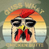 Guess What Chicken Butt Funny Chicken Meme Legacy Tie Dye Trucker Hat