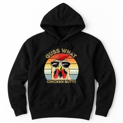 Guess What Chicken Butt Funny Chicken Meme Hoodie
